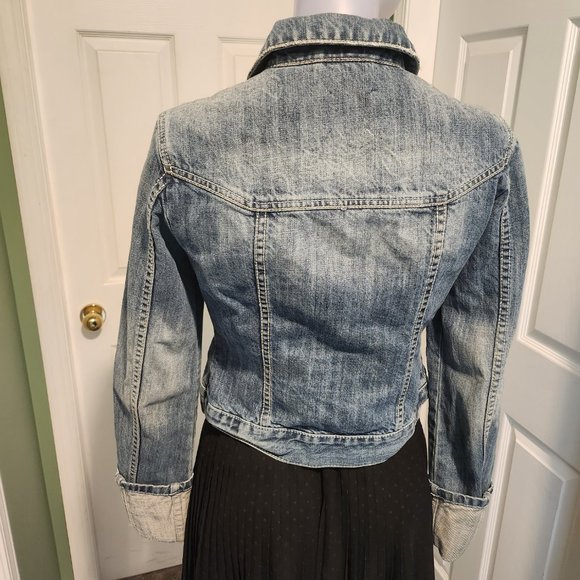 Stone Wash Denim Jacket - Picture 2 of 2